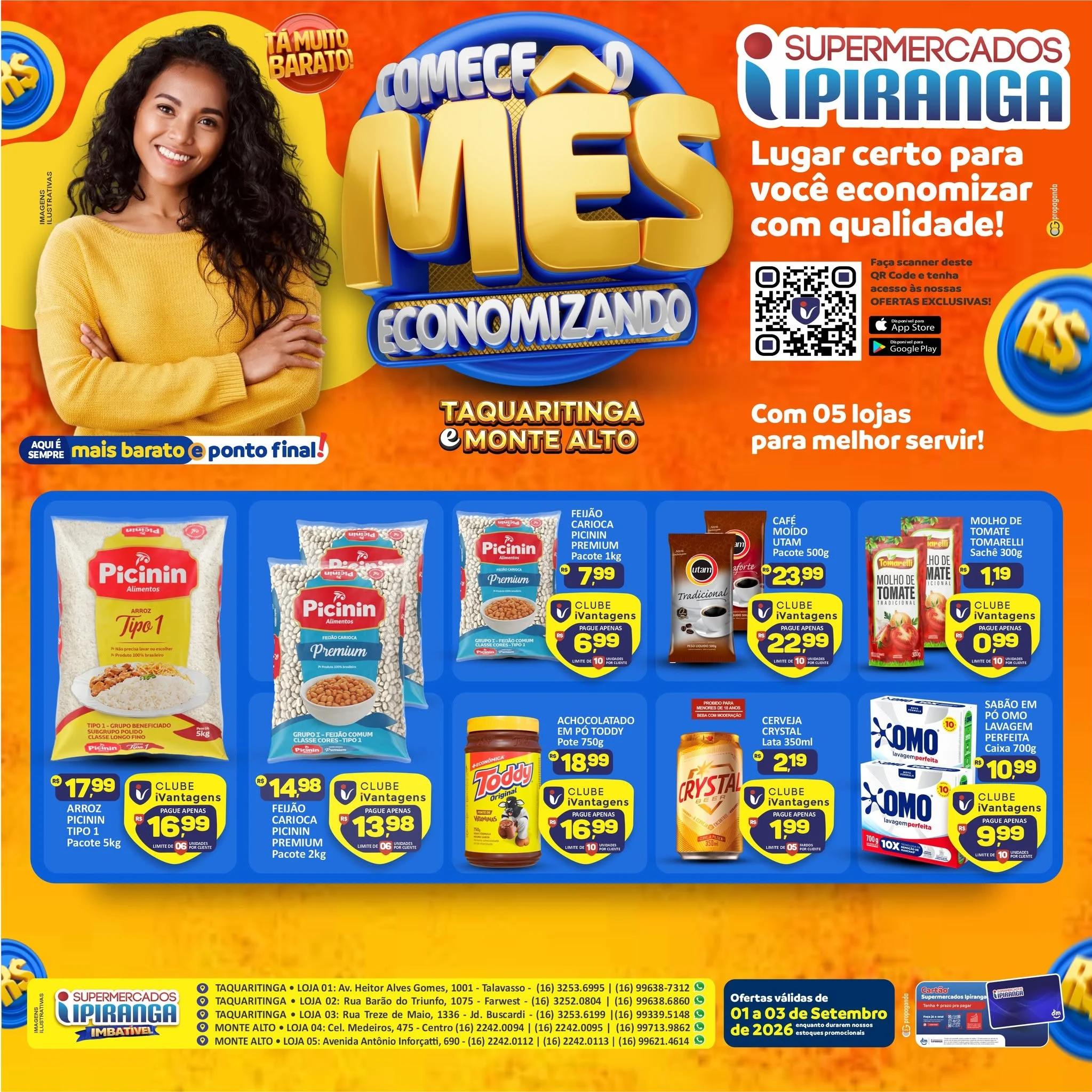 Ofertas Supermercados Ipiranga – 01/09/2026