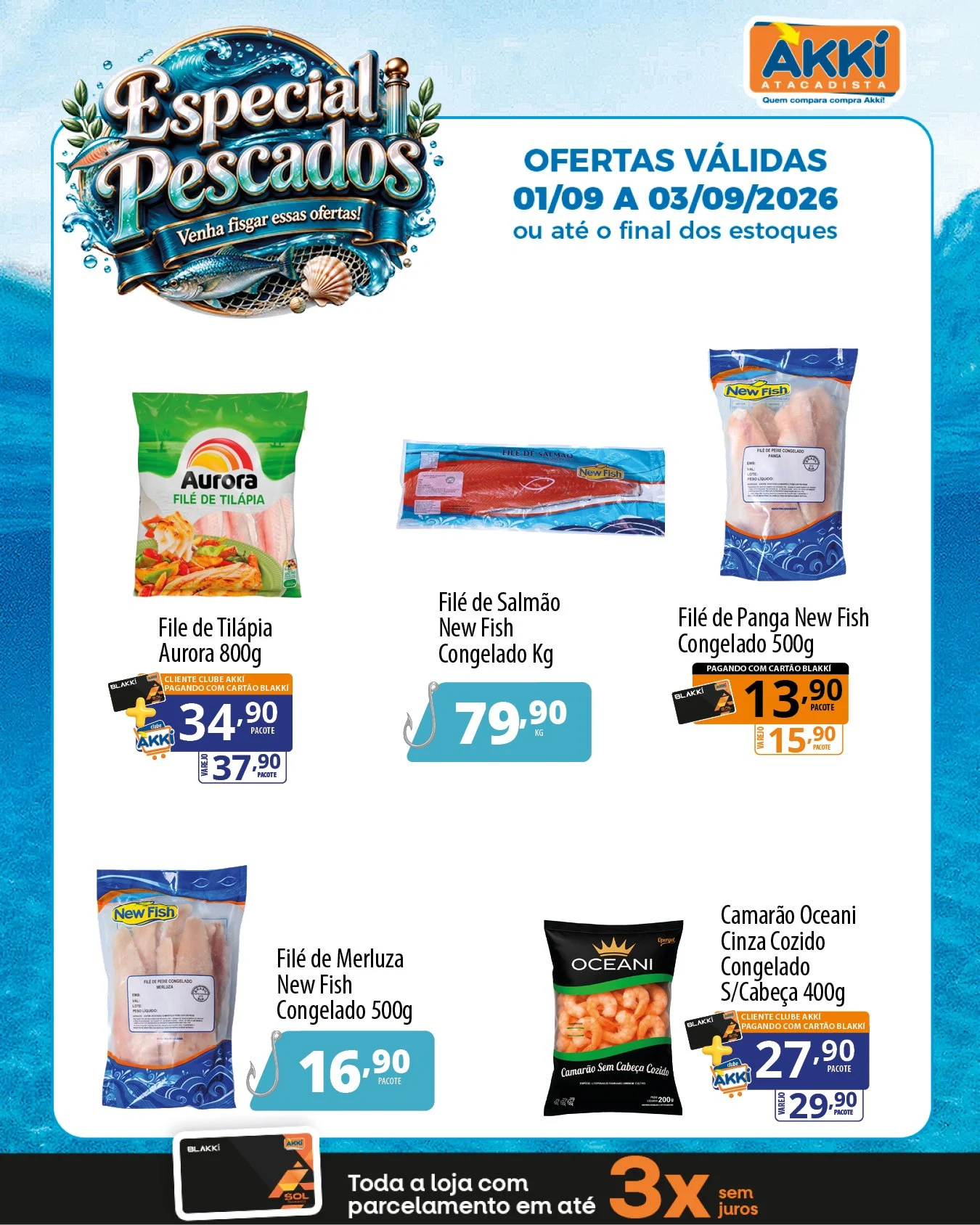 Ofertas Akkí Atacadista – 03/09/2026