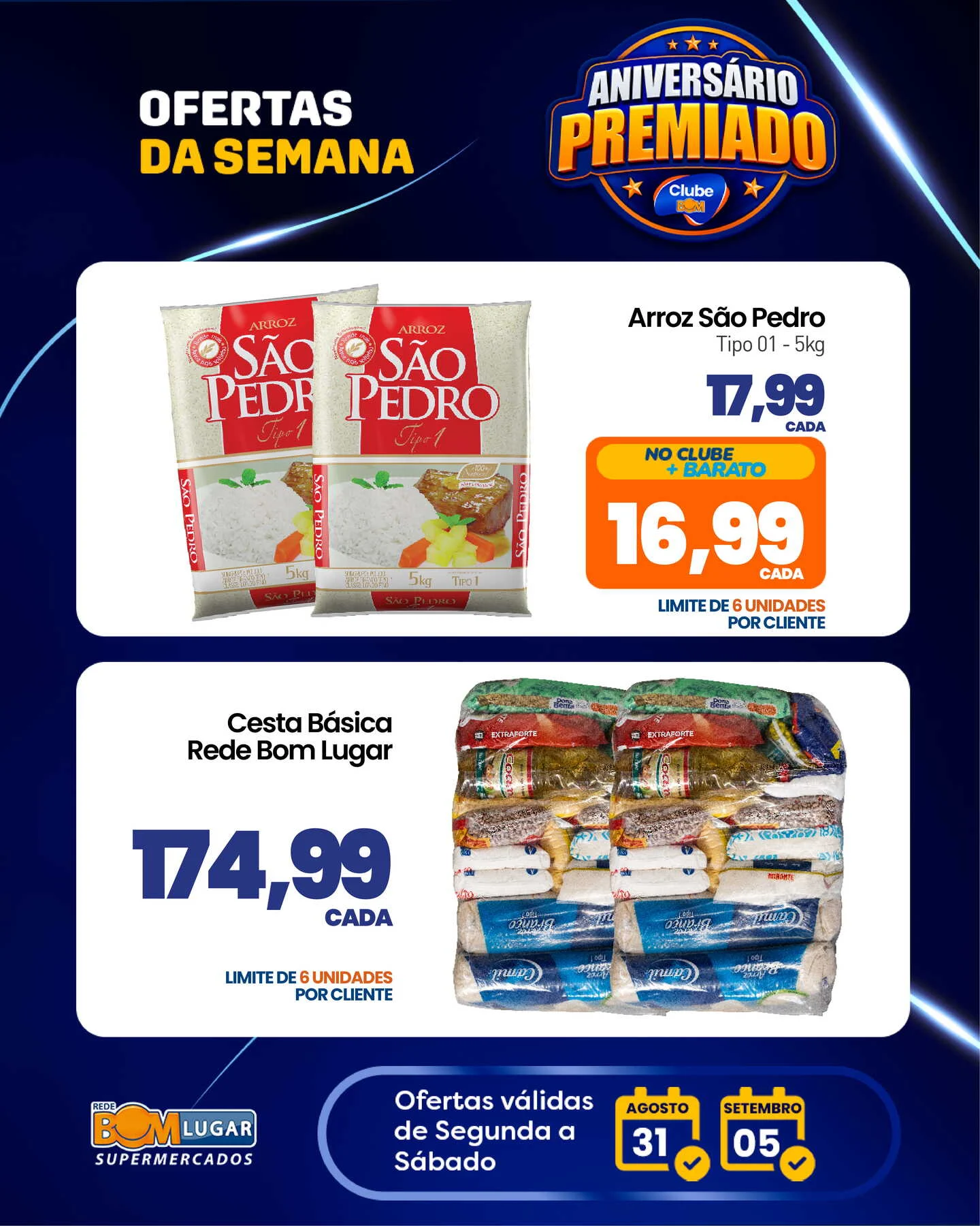 Ofertas Rede Bom Lugar Supermercados