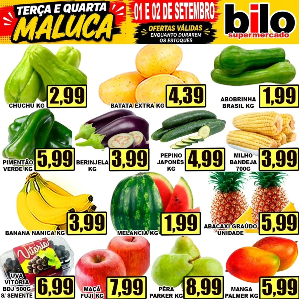 Ofertas Supermercado bilo – 02/09/2026