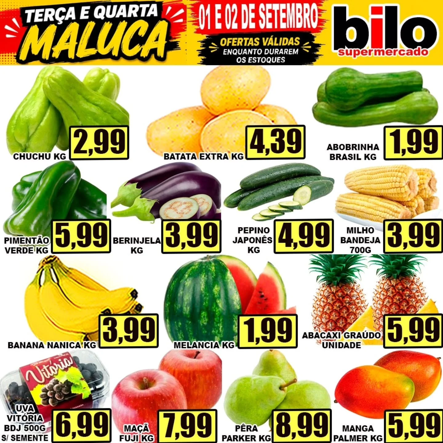 Ofertas Supermercado bilo – 02/09/2026