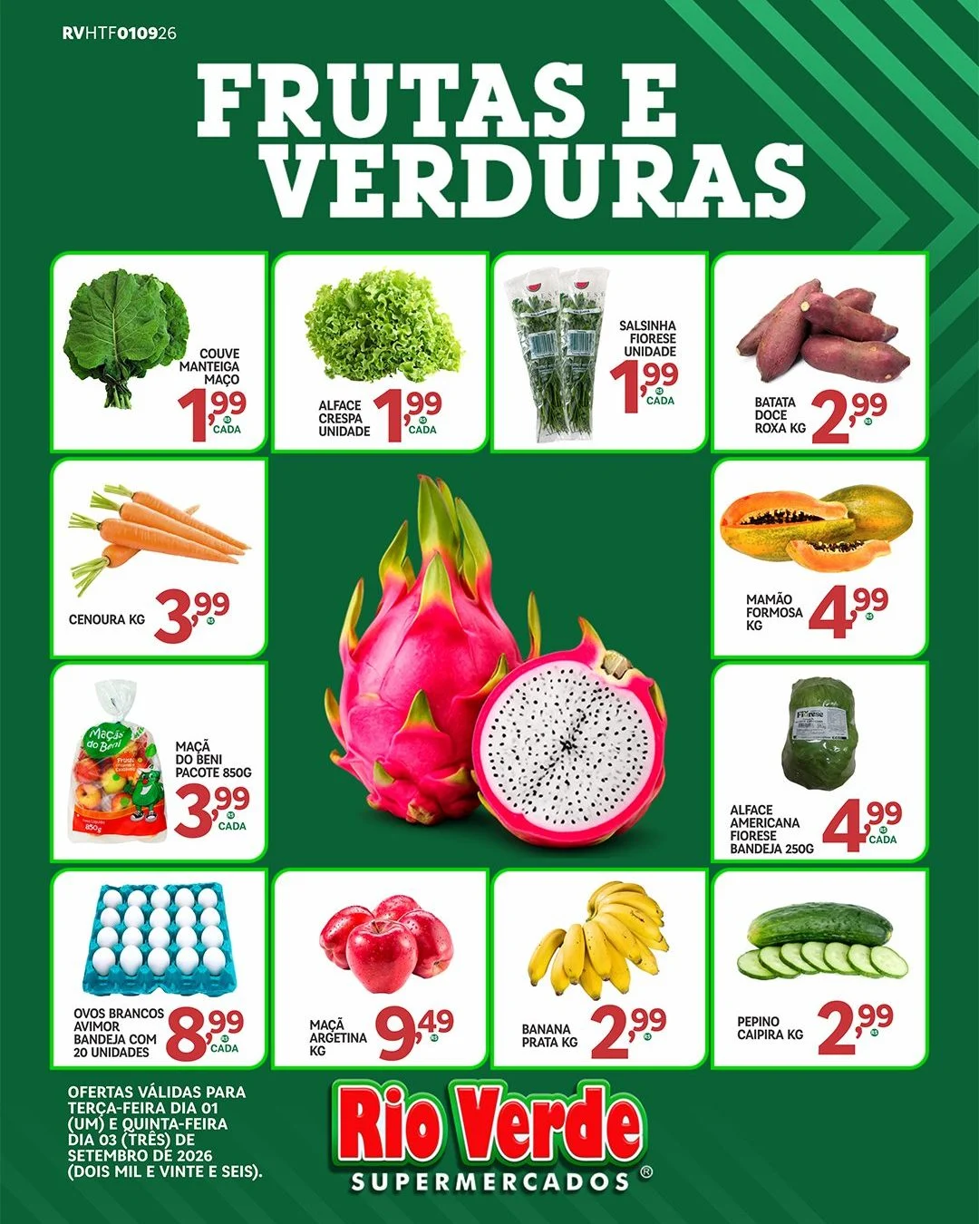 Ofertas Rio Verde Supermercados – 01/09/2026