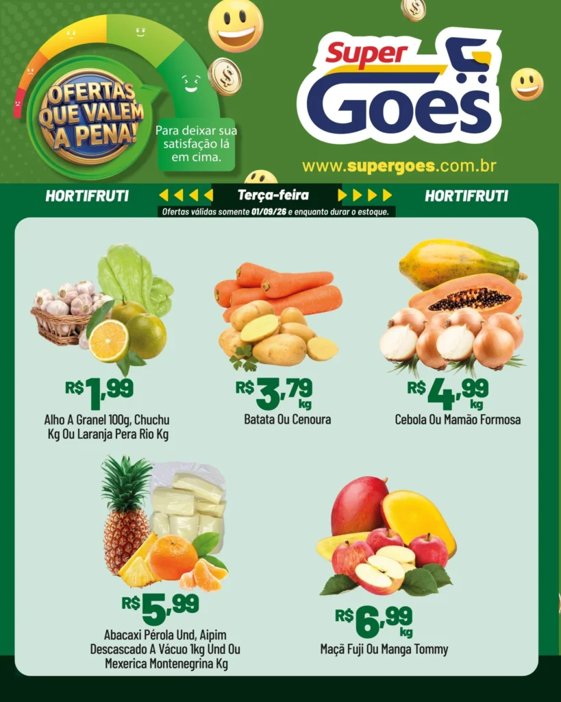 Ofertas Supermercados Goes – 01/09/2026