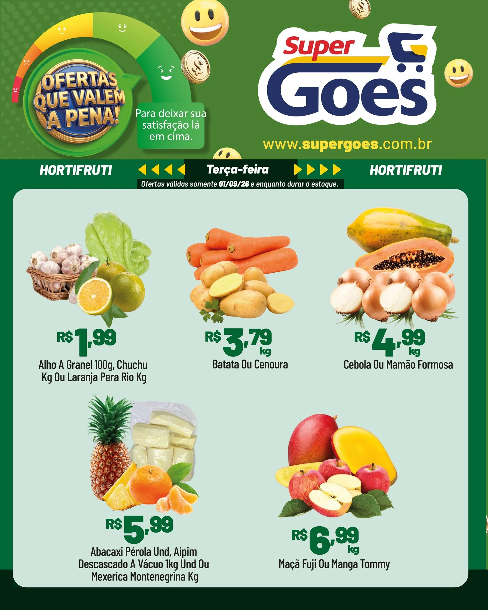 Ofertas Supermercados Goes – 01/09/2026