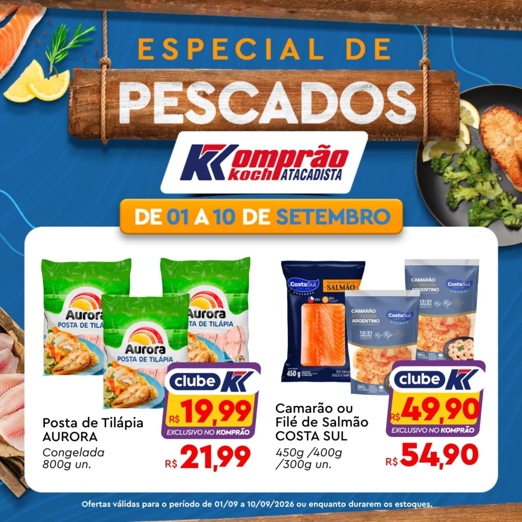 Ofertas Komprão Koch Atacadista – 10/09/2026 Ofertas Komprão Koch Atacadista – 10/09/2026