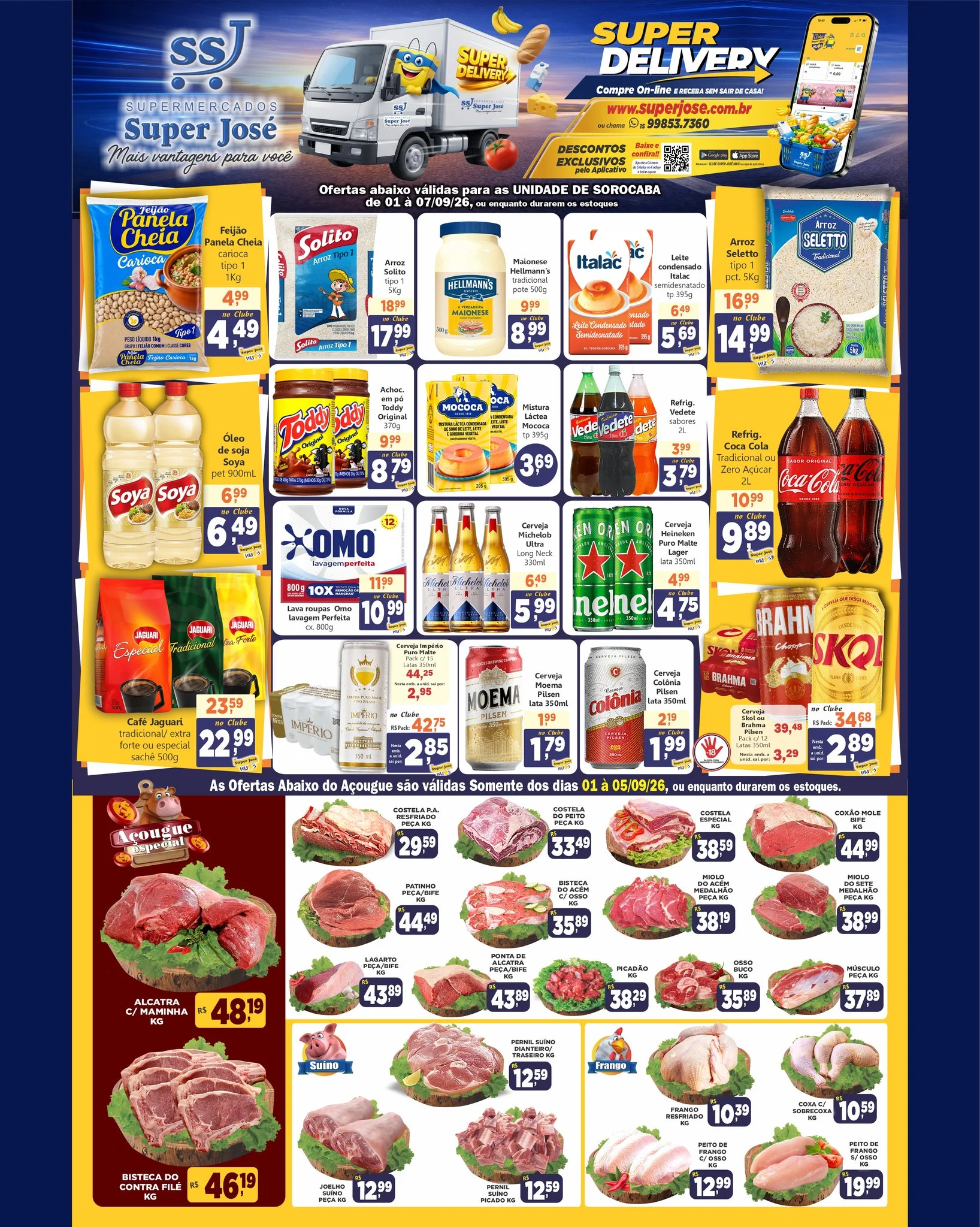 Ofertas Supermercado Super José – 01/09/2026