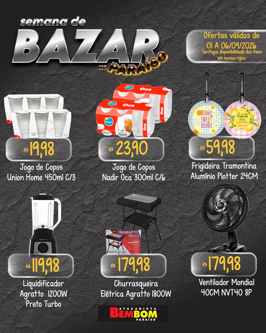 Ofertas Bem Bom Atacadista – 06/09/2026