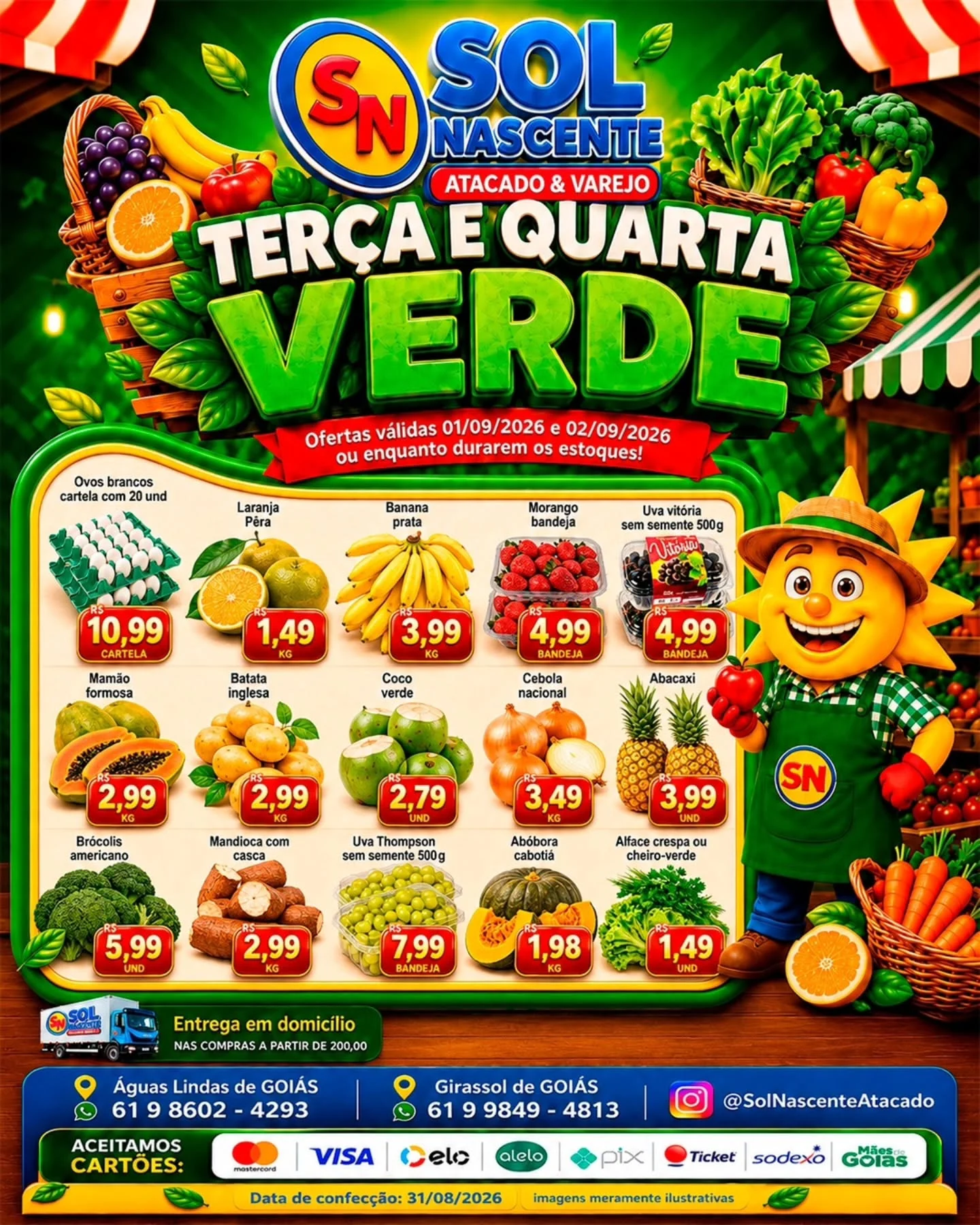 Ofertas Sol Nascente Atacado e Varejo | Supermercado – 02/09/2026