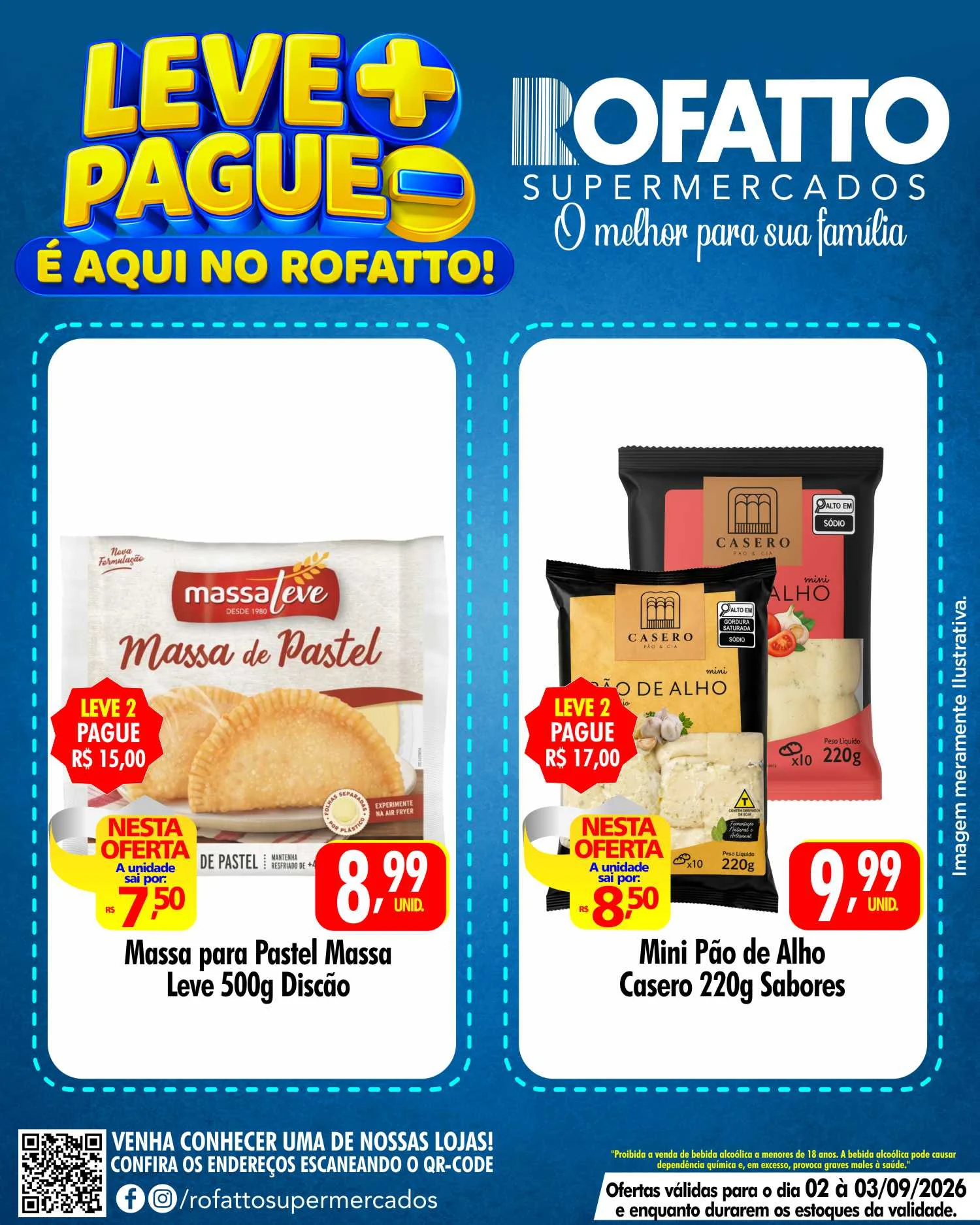 Ofertas Rofatto Supermercados – 03/09/2026