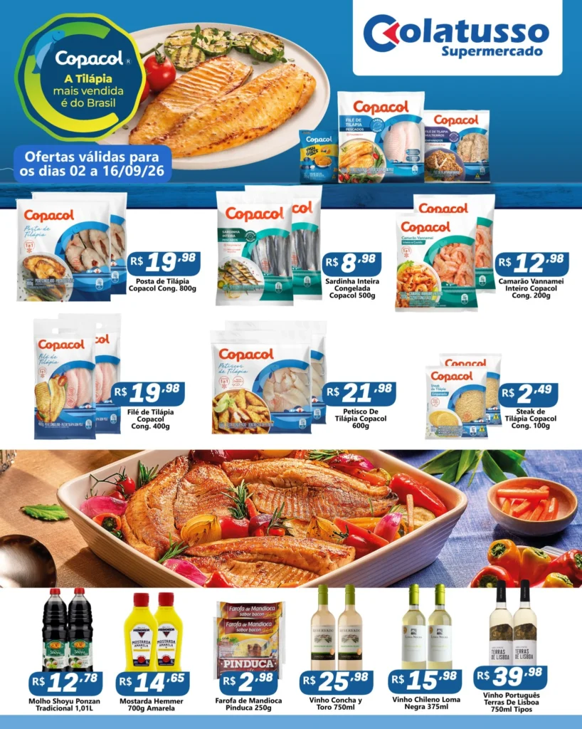 Ofertas Supermercado Colatusso – 16/09/2026 Ofertas Supermercado Colatusso – 16/09/2026