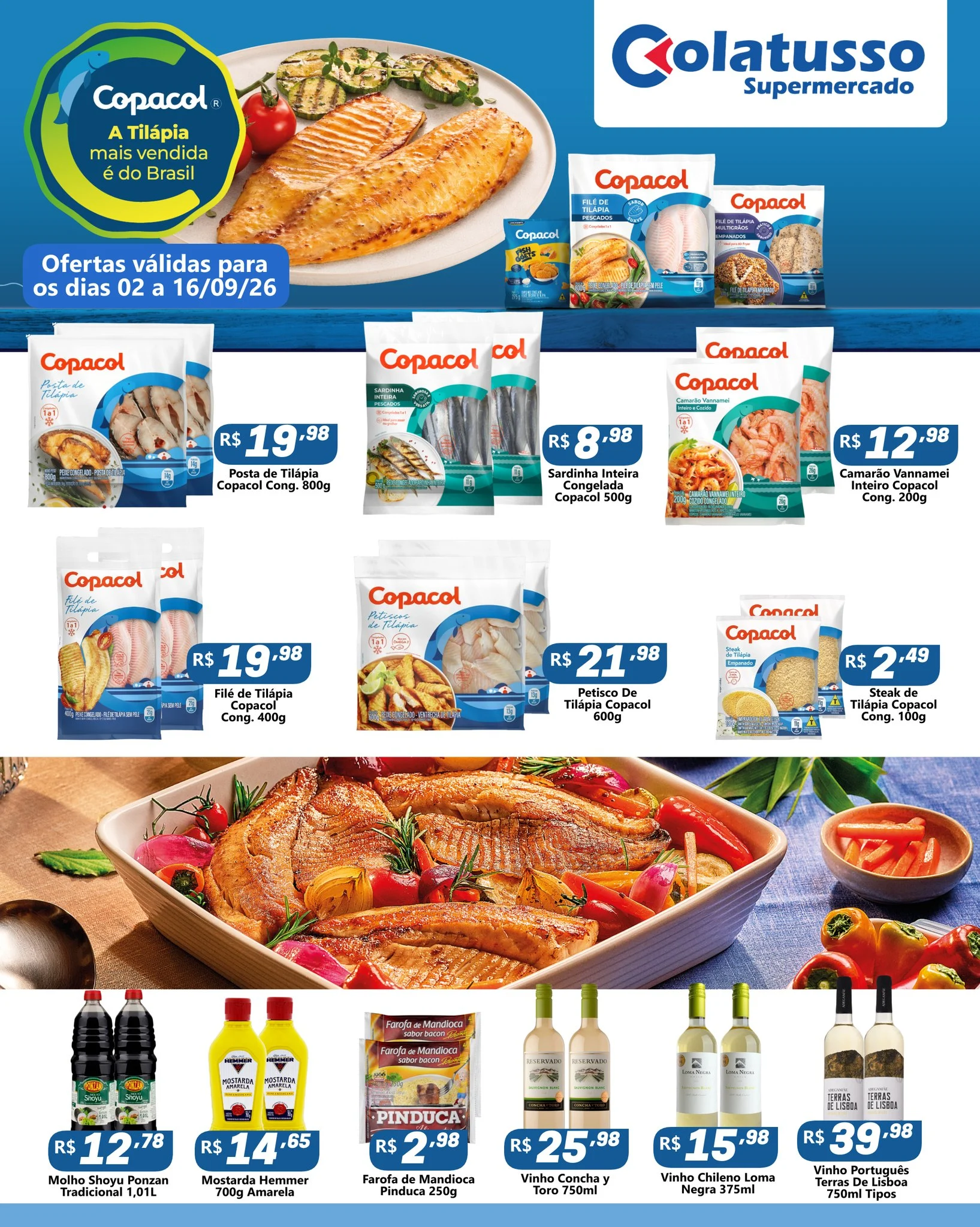 Ofertas Supermercado Colatusso – 16/09/2026