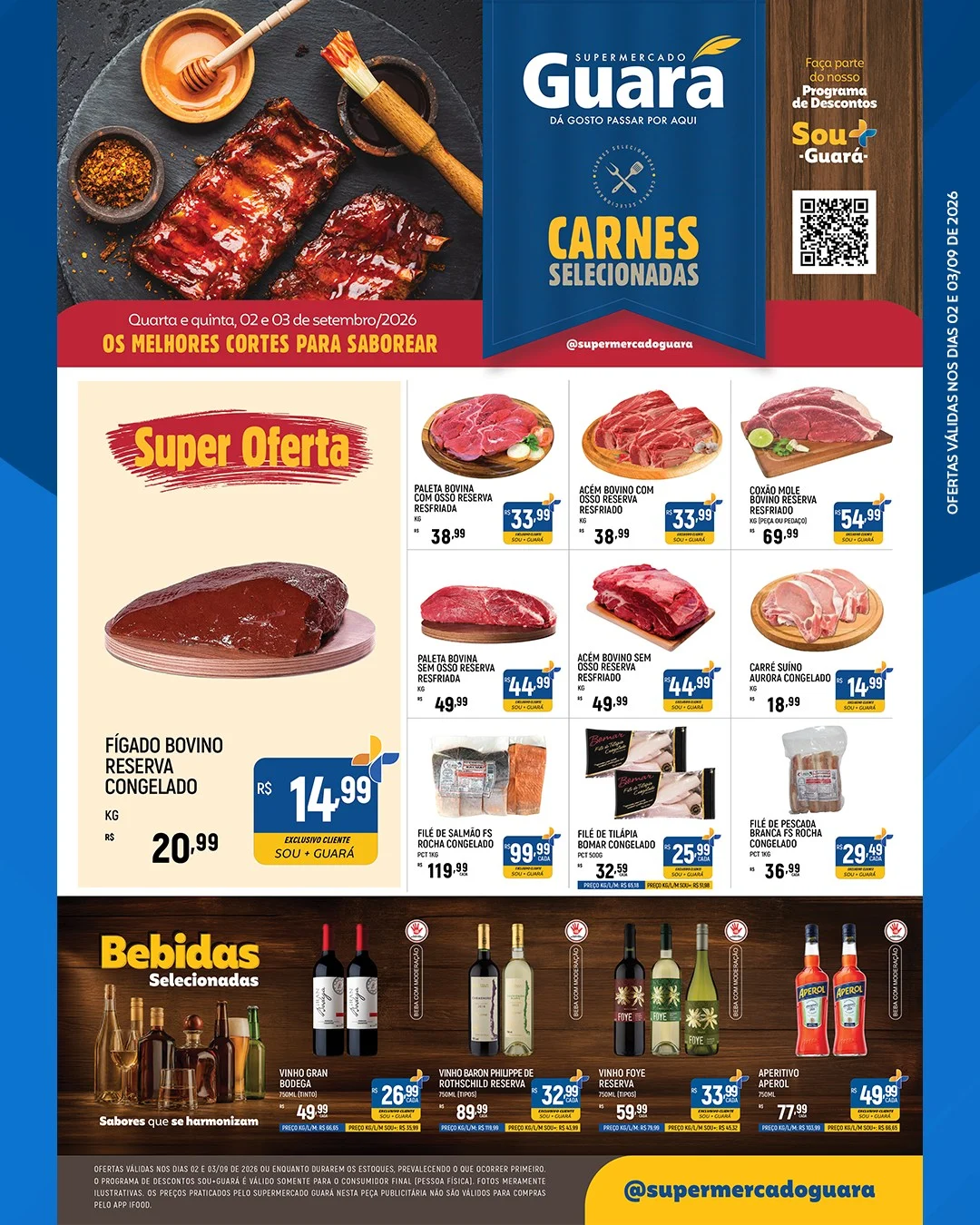 Ofertas Supermercado Guará – 03/09/2026