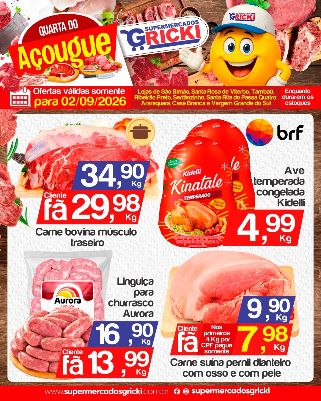 Ofertas Supermercados Gricki – 02/09/2026