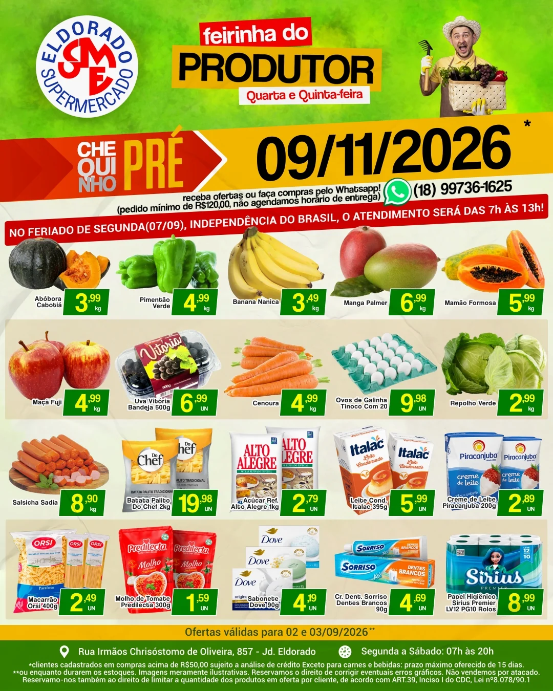 Ofertas Eldorado Supermercado – 03/09/2026