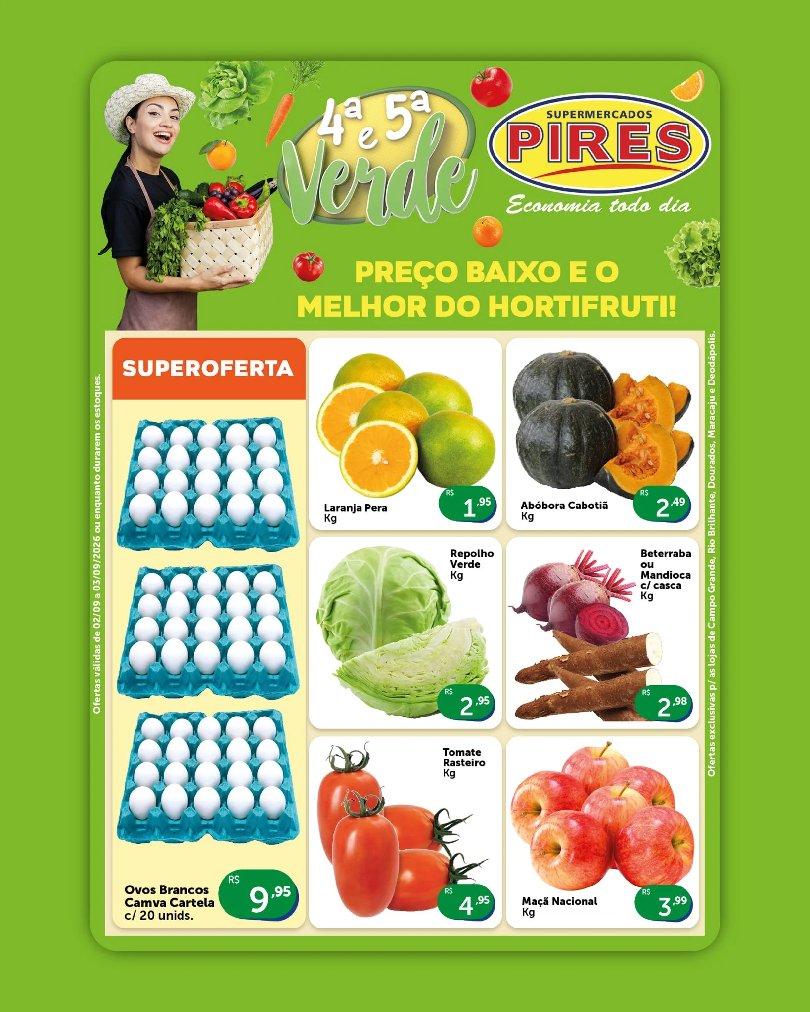Ofertas Supermercados Pires – 03/09/2026