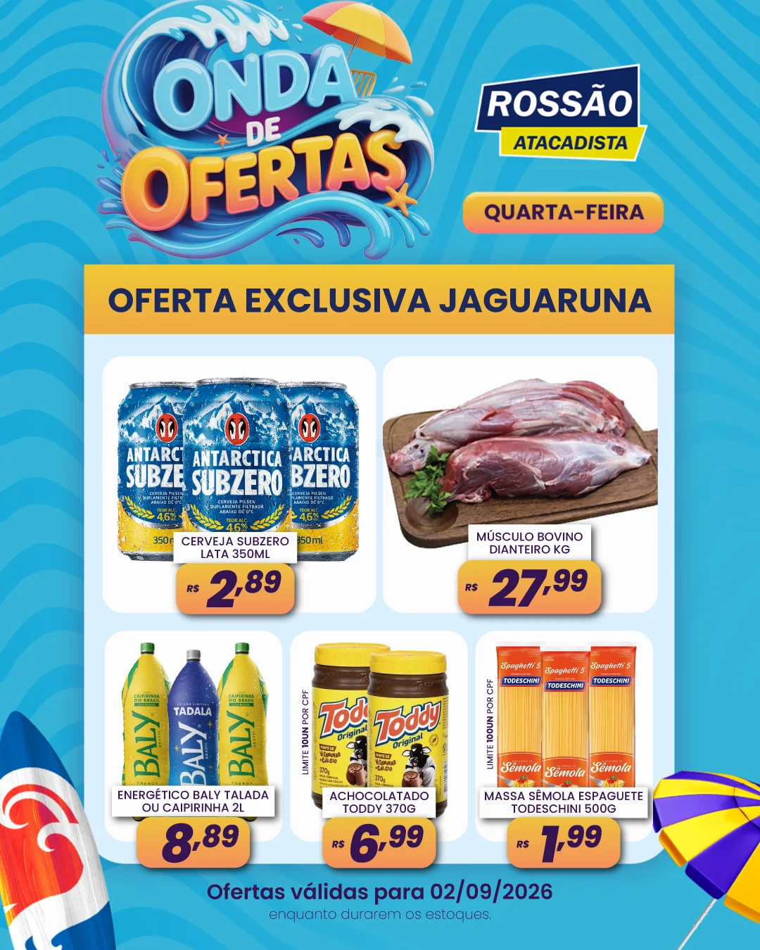 Ofertas Rossão Atacadista – 02/09/2026