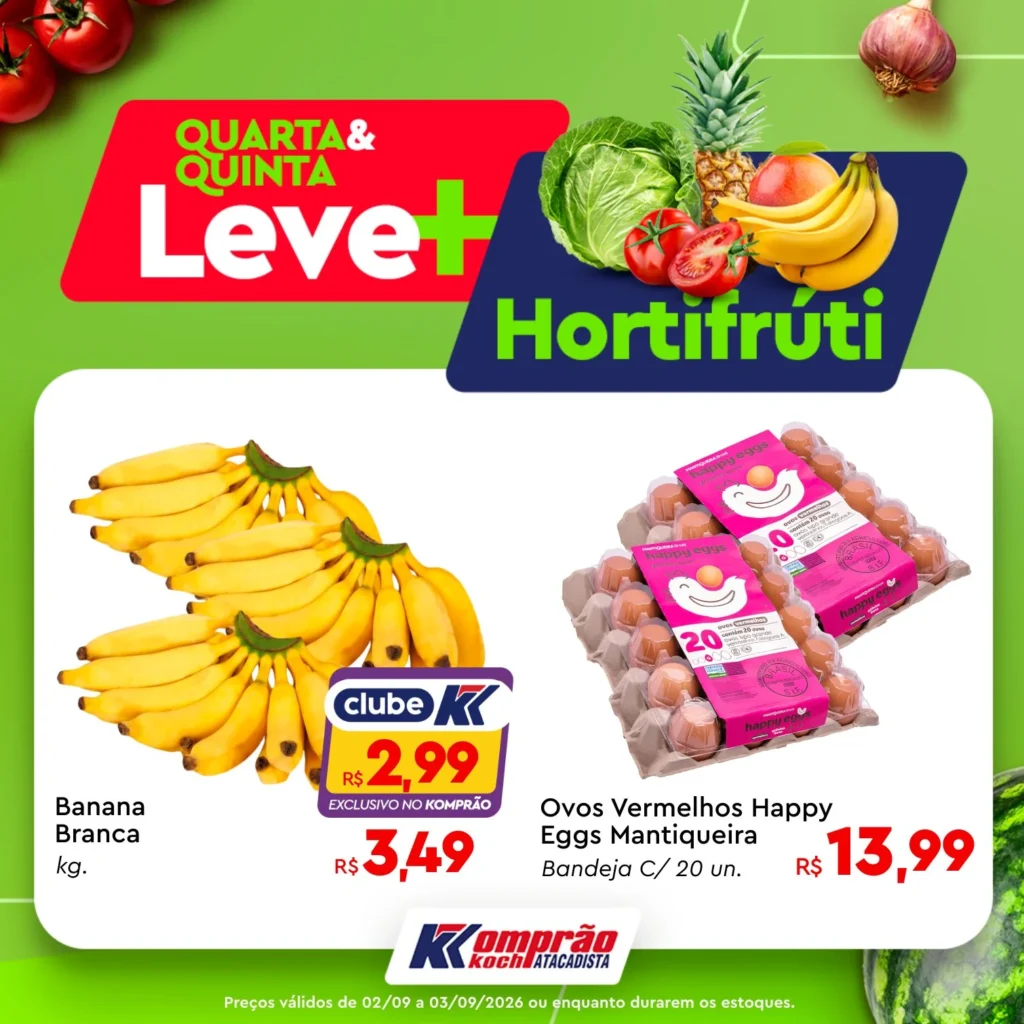 Ofertas Komprão Koch Atacadista – 03/09/2026 Ofertas Komprão Koch Atacadista – 03/09/2026