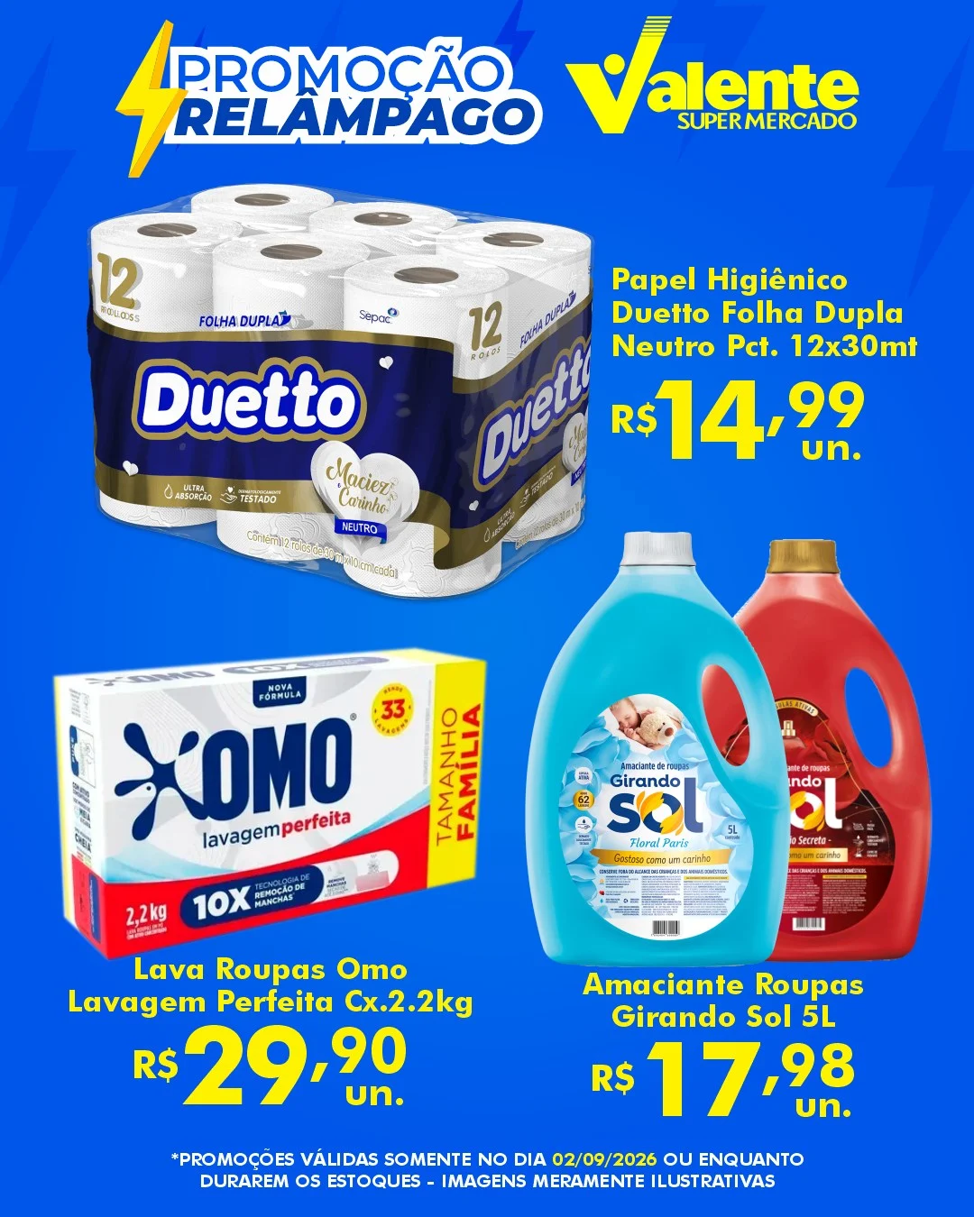 Ofertas Valente Supermercado – 02/09/2026