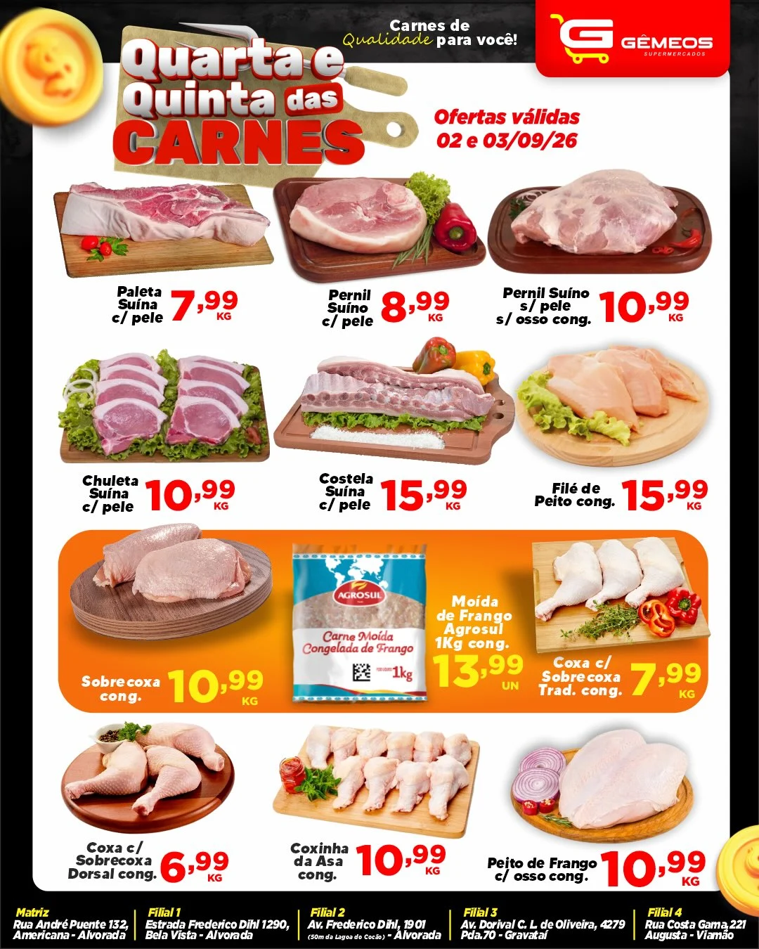 Ofertas Gemeos supermercado – 03/09/2026