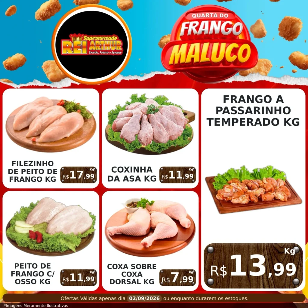 Ofertas Supermercado Rei Arthur💥 – 02/09/2026
