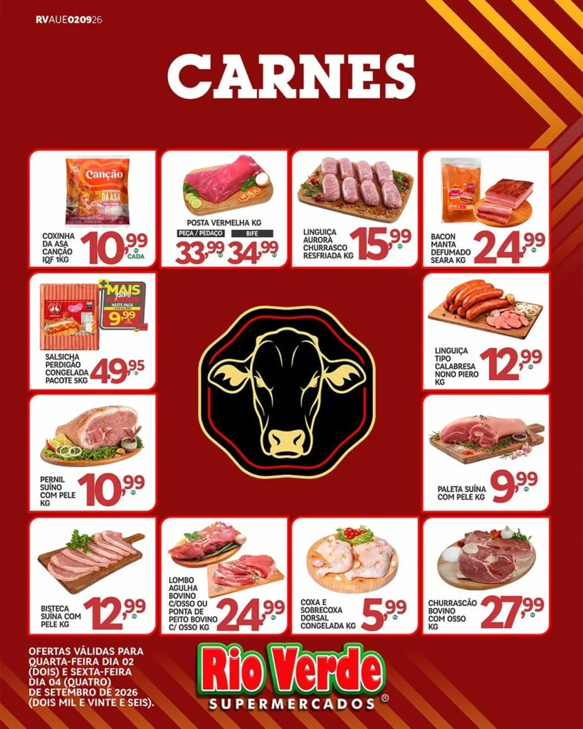 Ofertas Rio Verde Supermercados – 04/09/2026