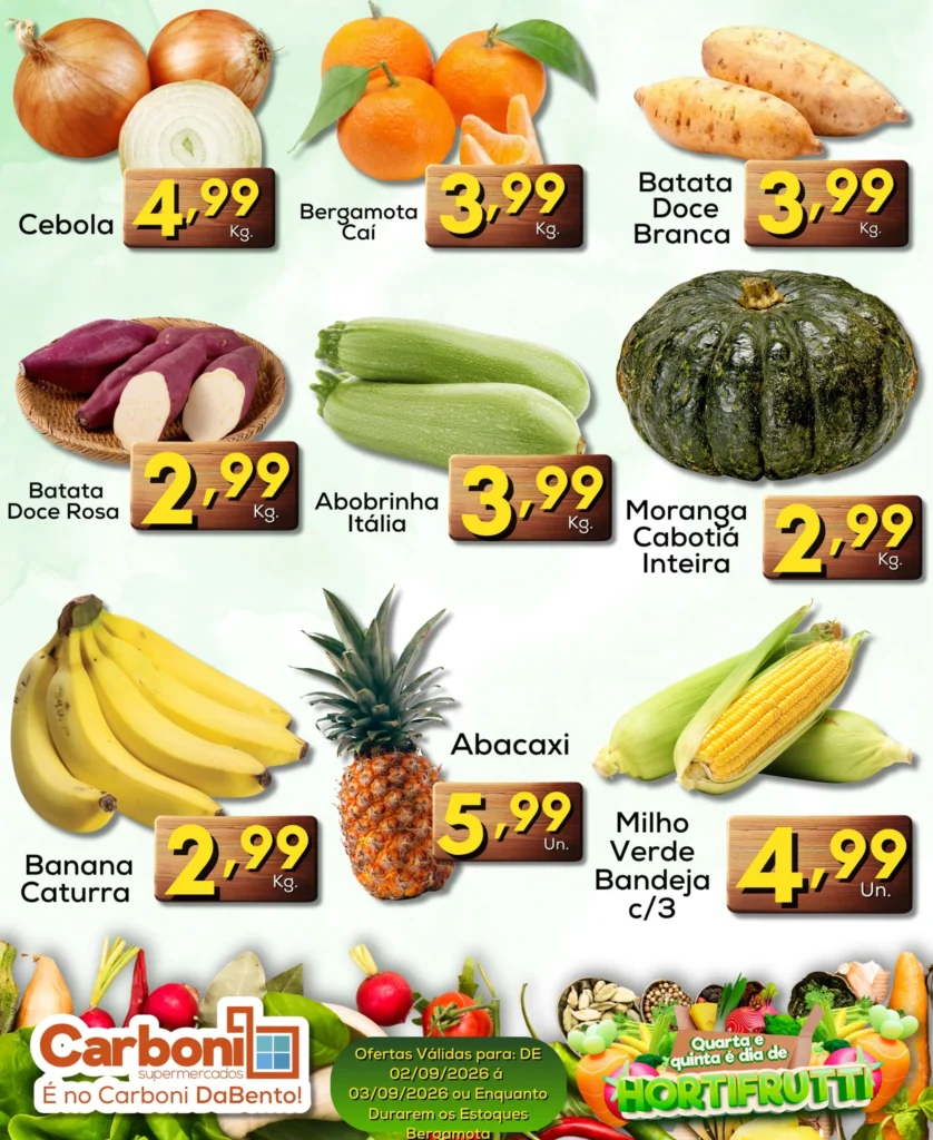 Ofertas Carboni Supermercados – 03/09/2026 Ofertas Carboni Supermercados – 03/09/2026