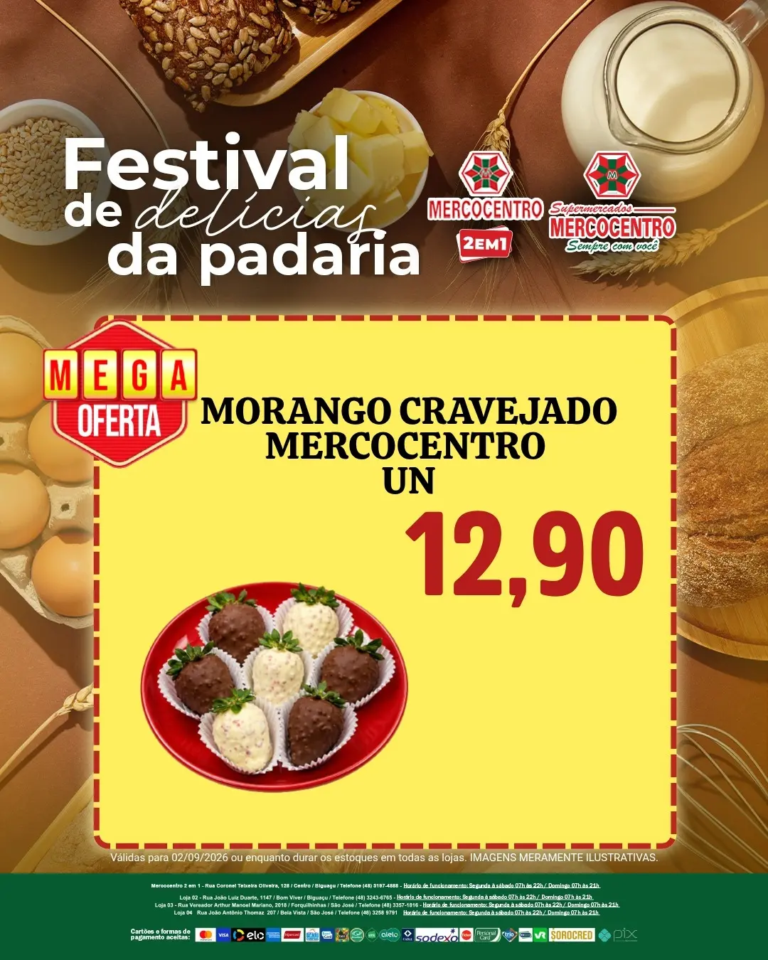 Ofertas SUPERMERCADOS MERCOCENTRO 🛒 – 02/09/2026
