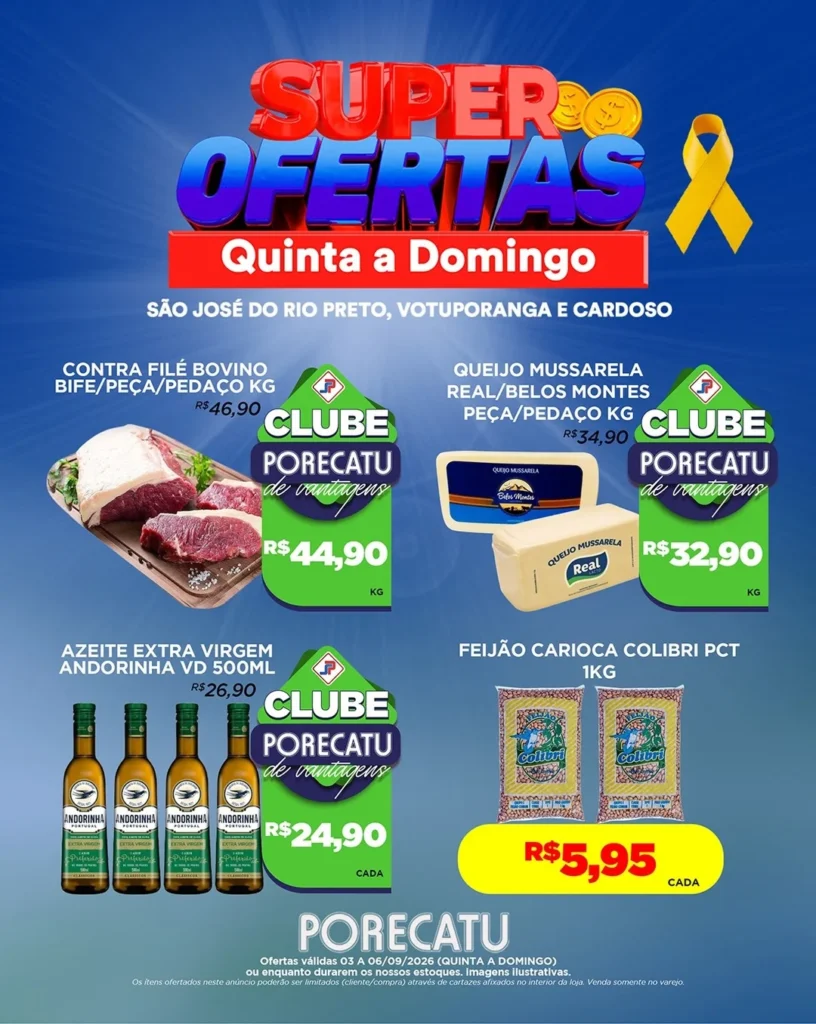 Ofertas Super Porecatu – 06/09/2026 Ofertas Super Porecatu – 06/09/2026