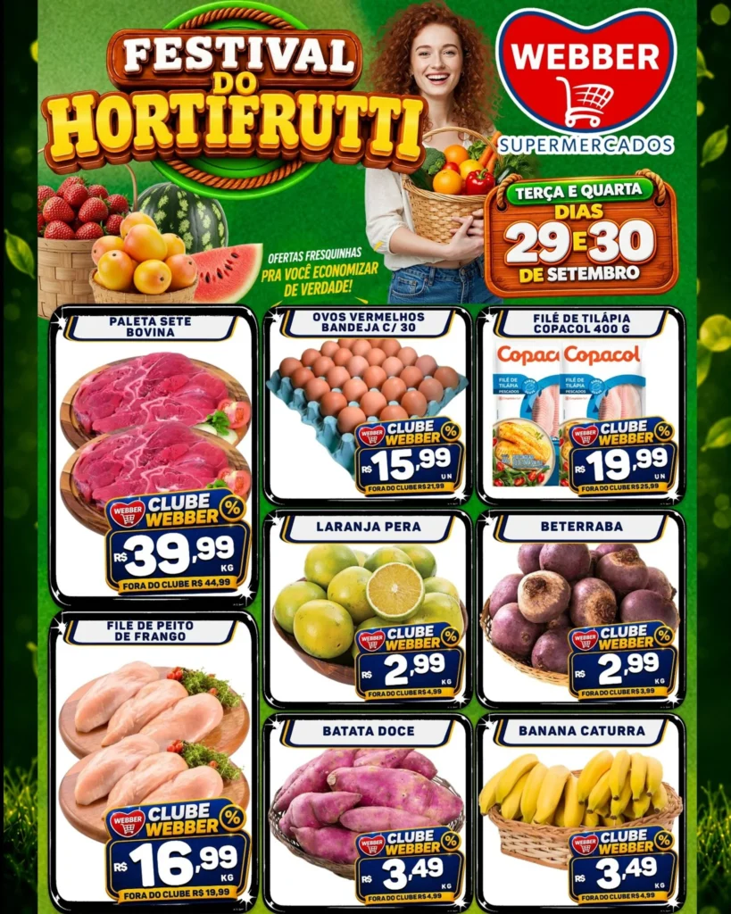 Ofertas SUPERMERCADOS WEBBER – 30/09/2026