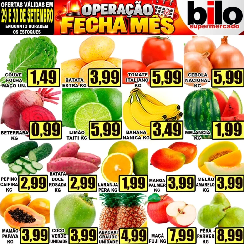 Ofertas Supermercado bilo – 30/09/2026