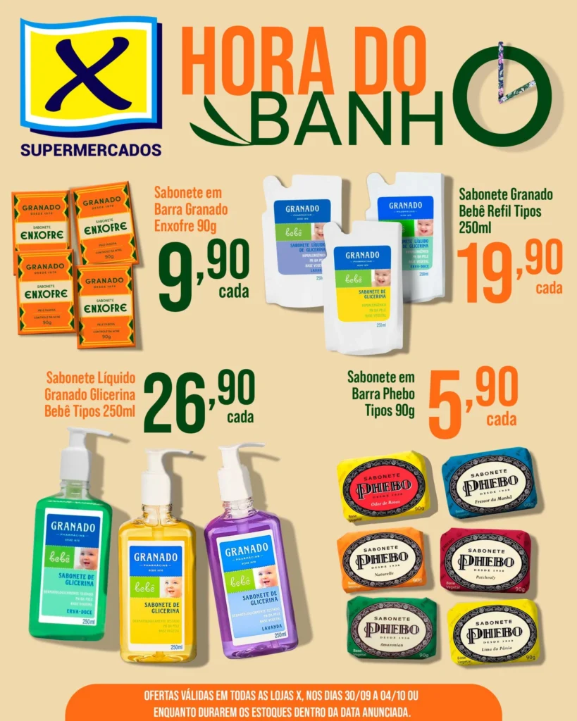 Ofertas Rede X Supermercados – 04/10/2026