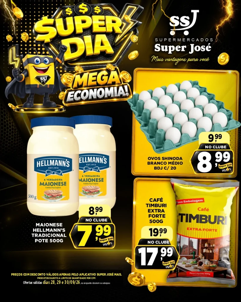 Ofertas Supermercado Super José – 30/09/2026