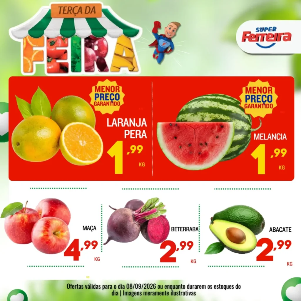 Ofertas Super Ferreira – 08/09/2026
