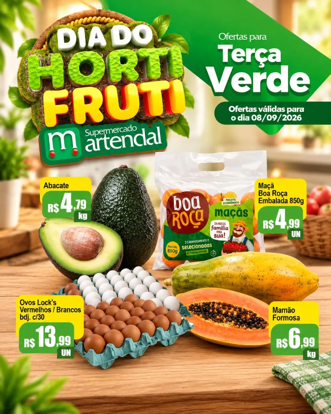 Ofertas Supermercado Martendal – 08/09/2026