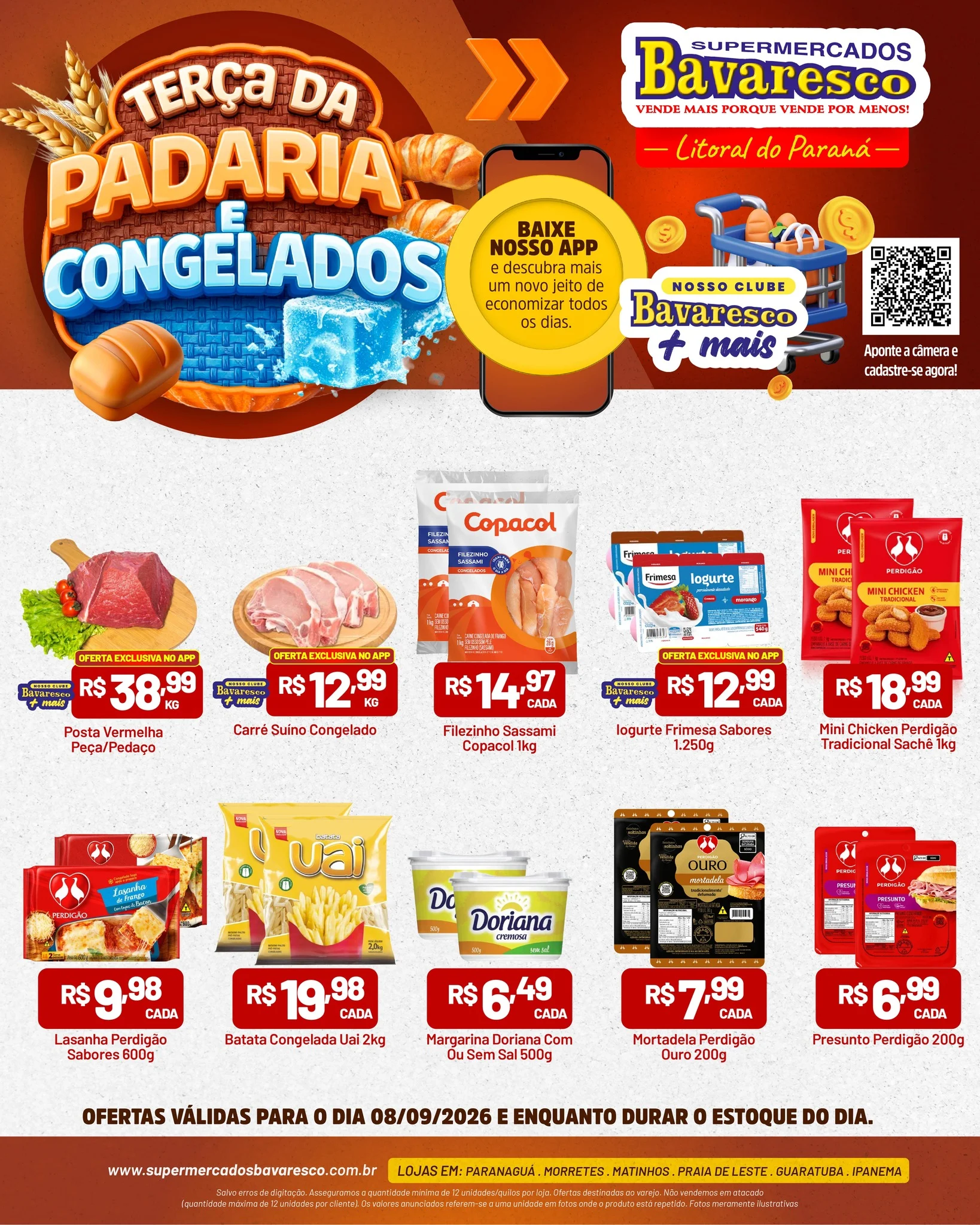 Ofertas Supermercados Bavaresco – 08/09/2026 Ofertas Supermercados Bavaresco – 08/09/2026