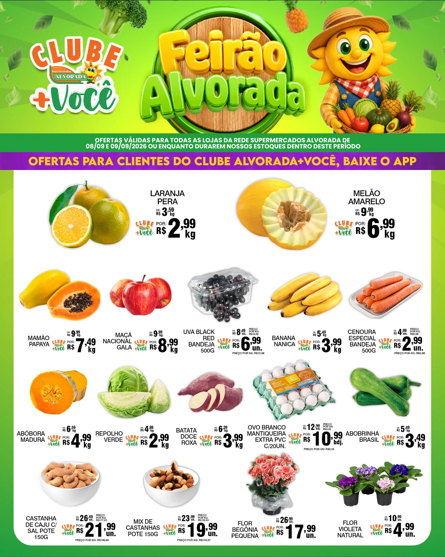 Ofertas Supermercados Alvorada – 09/09/2026