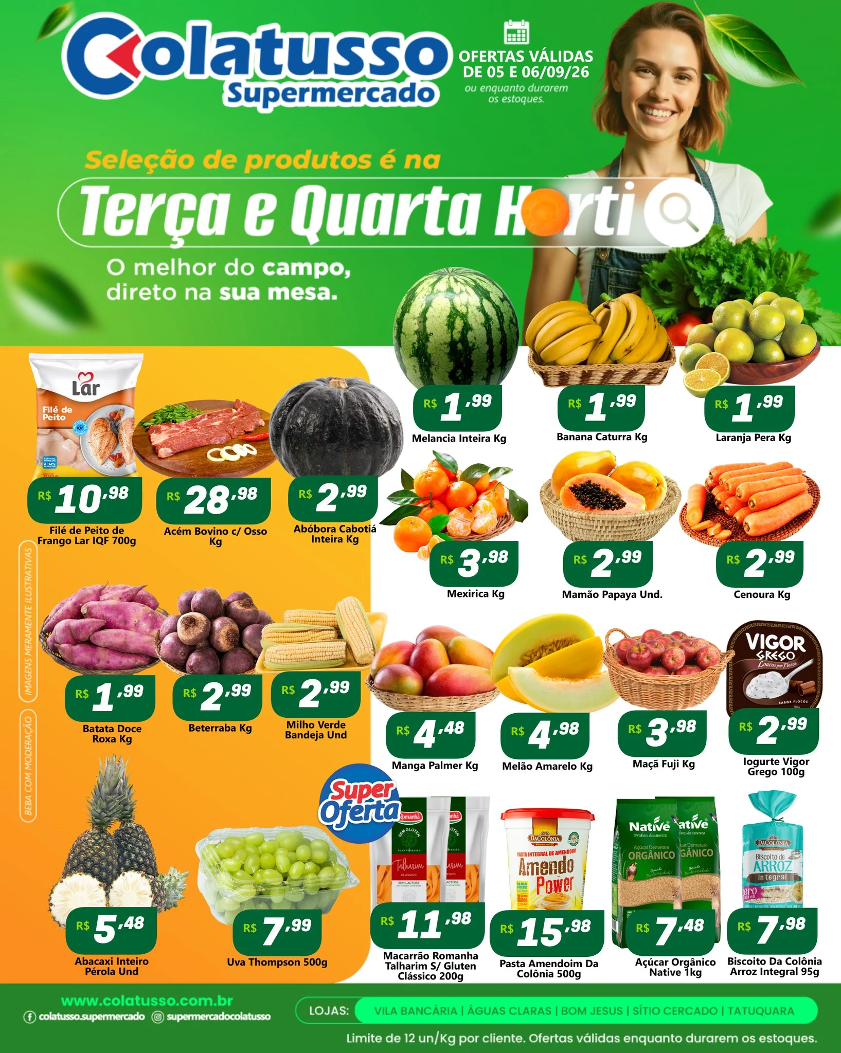 Ofertas Supermercado Colatusso – 08/09/2026