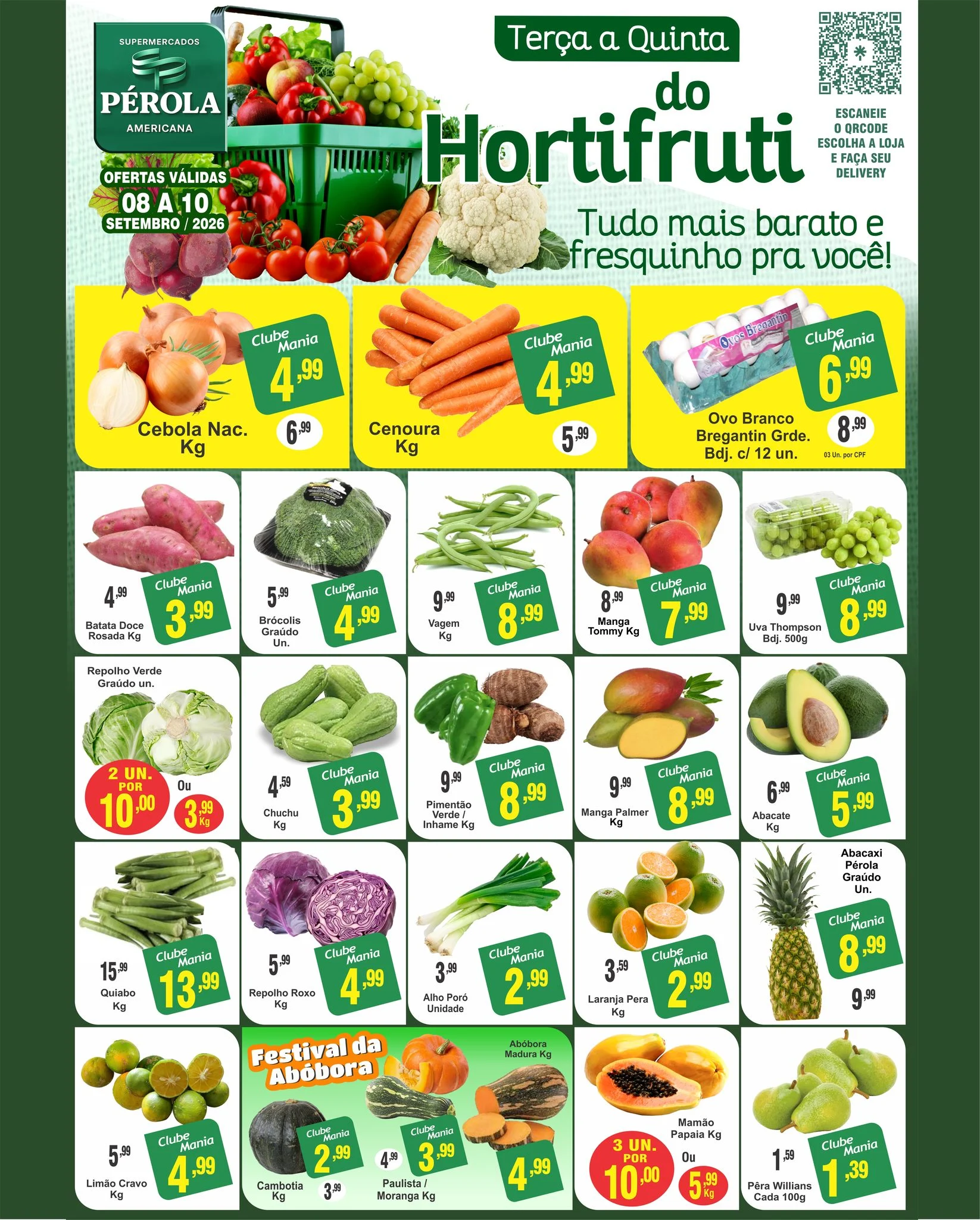 Ofertas Supermercados Pérola Americana – 10/09/2026