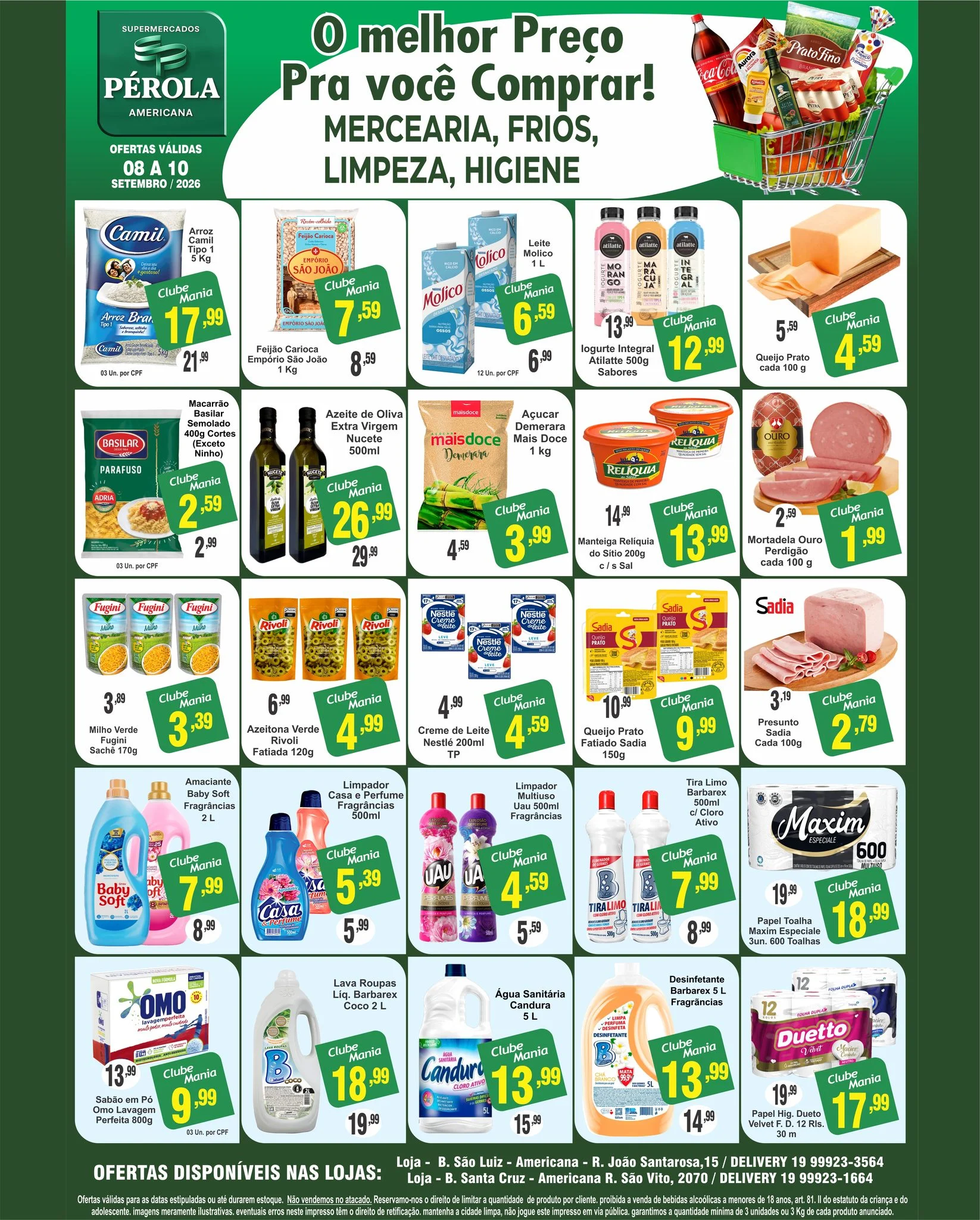 Ofertas Supermercados Pérola Americana
