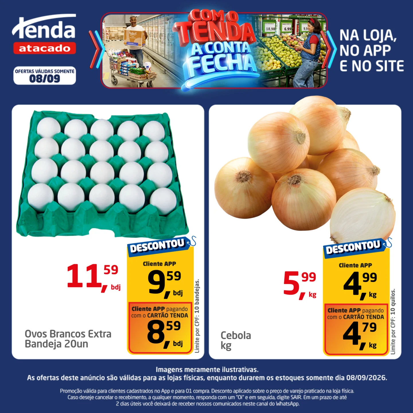 Ofertas Tenda Atacado – 08/09/2026