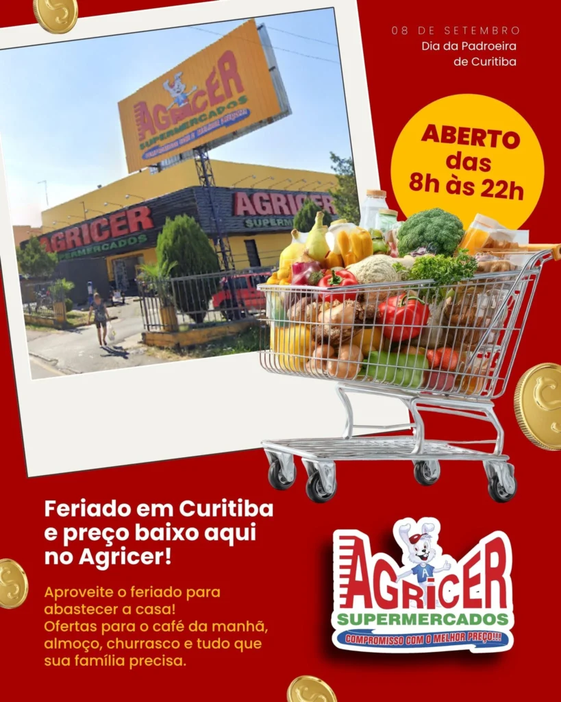 Ofertas Agricer Supermercados – 08/09/2026