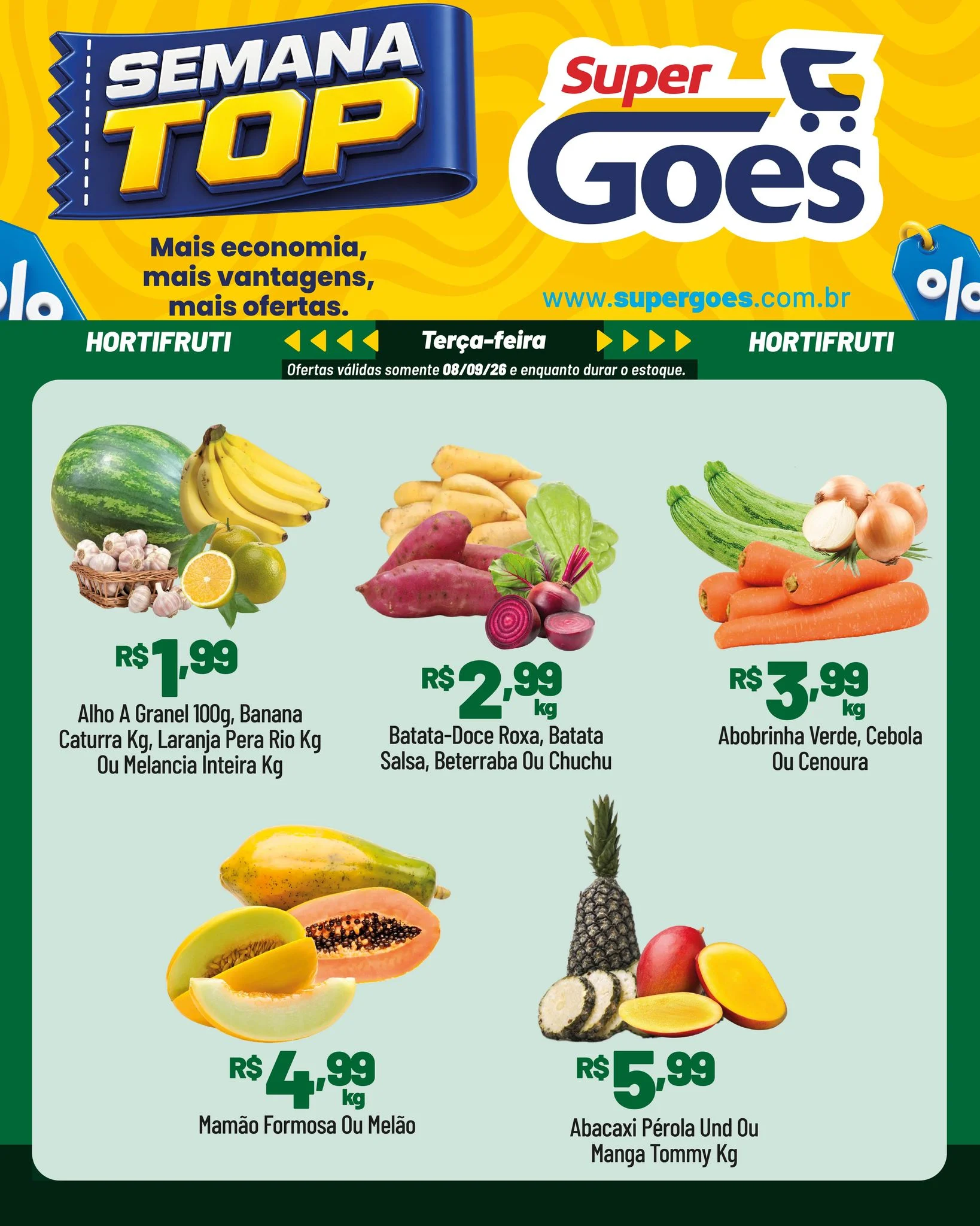 Ofertas Supermercados Goes – 08/09/2026