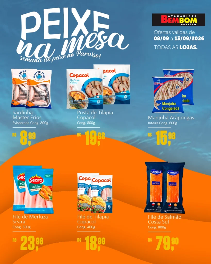 Ofertas Bem Bom Atacadista – 13/09/2026 Ofertas Bem Bom Atacadista – 13/09/2026