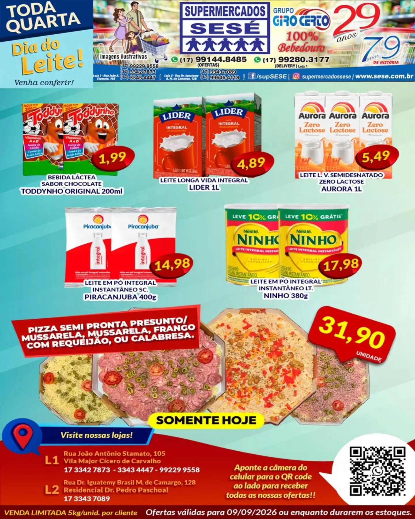 Ofertas Supermercados Sesé – 09/09/2026