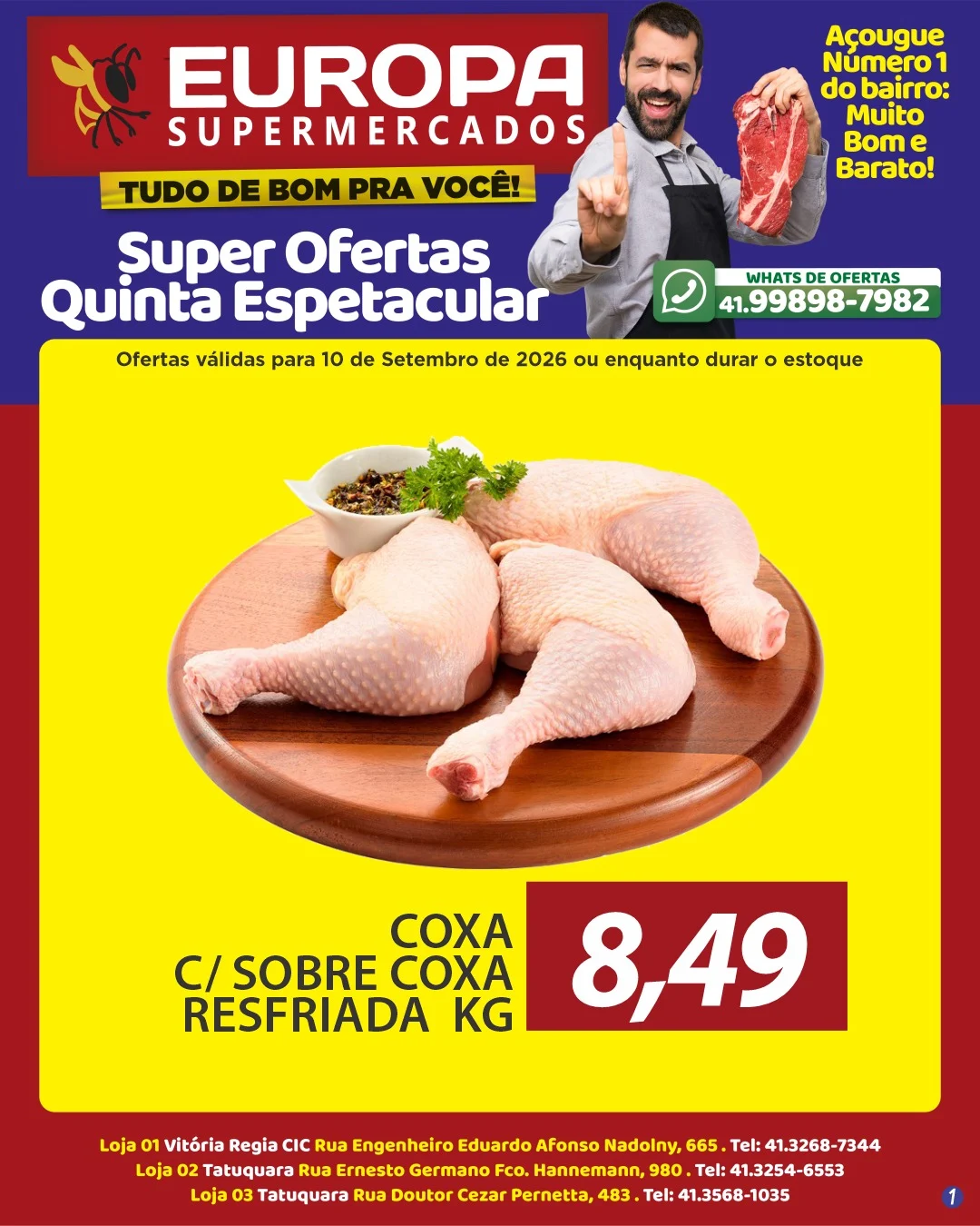 Ofertas Europa Supermercados – 10/09/2026