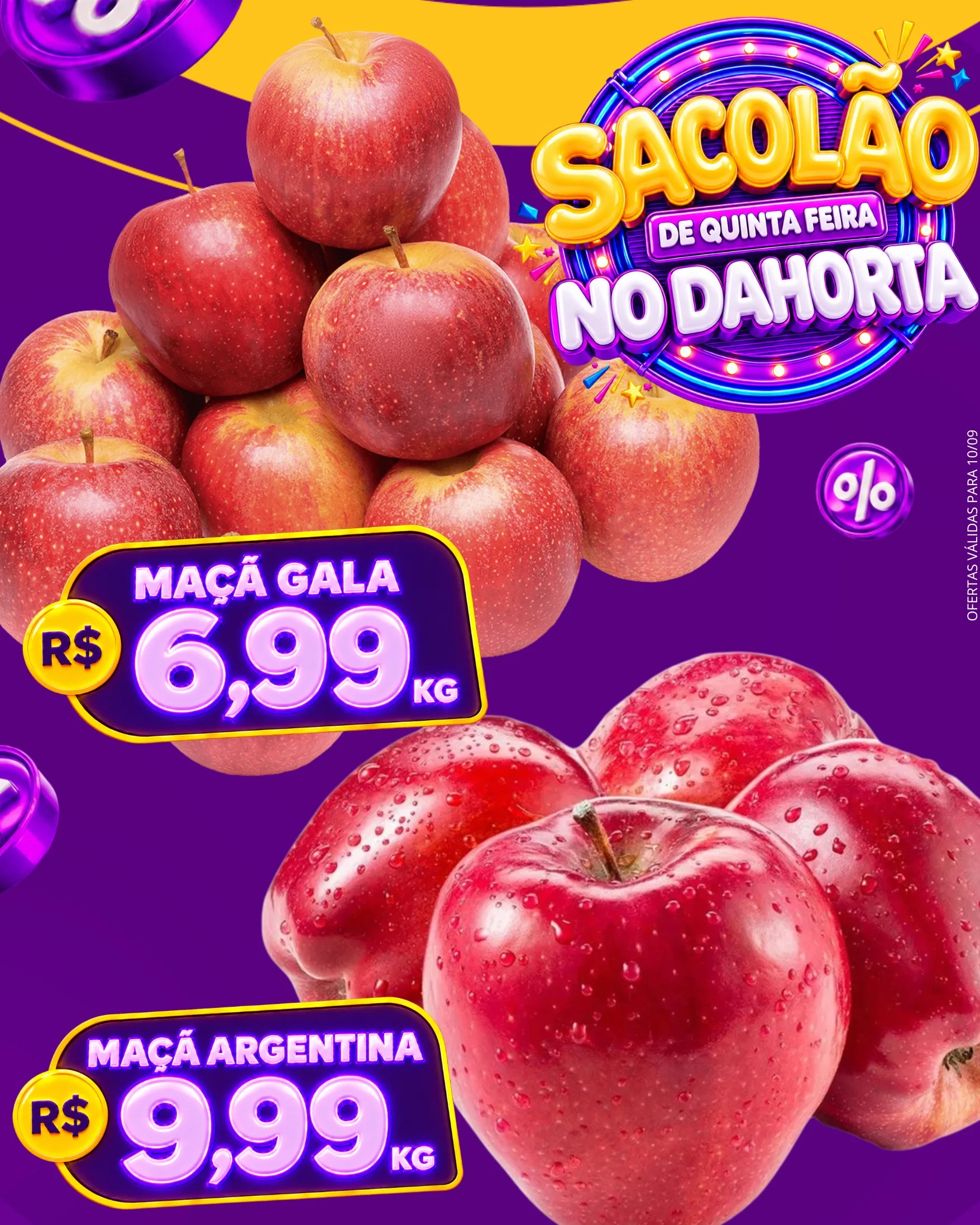 Ofertas Dahorta Hortifruti – 10/09/2026