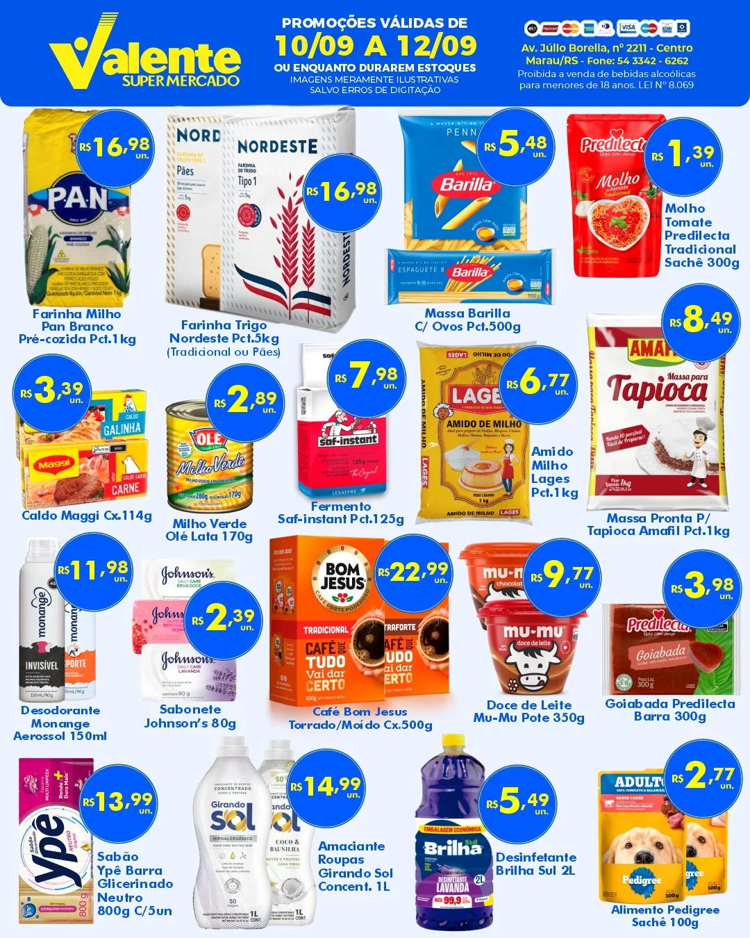 Ofertas Valente Supermercado – 12/09/2026