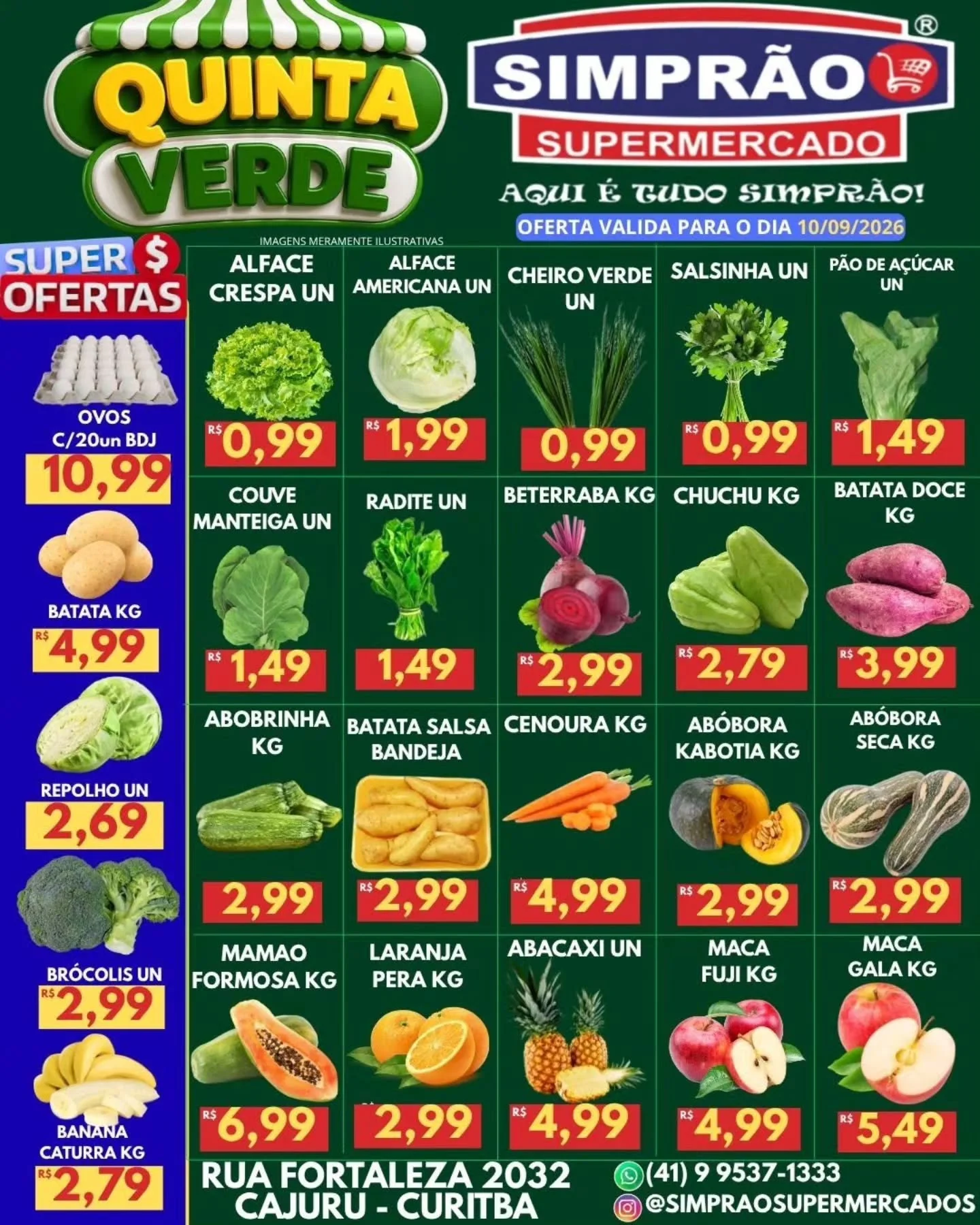 Ofertas simprão supermercados – 10/09/2026