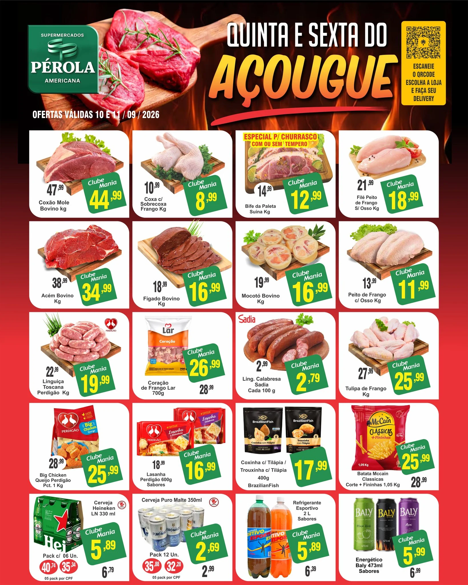 Ofertas Supermercados Pérola Americana – 10/09/2026 Ofertas Supermercados Pérola Americana – 10/09/2026
