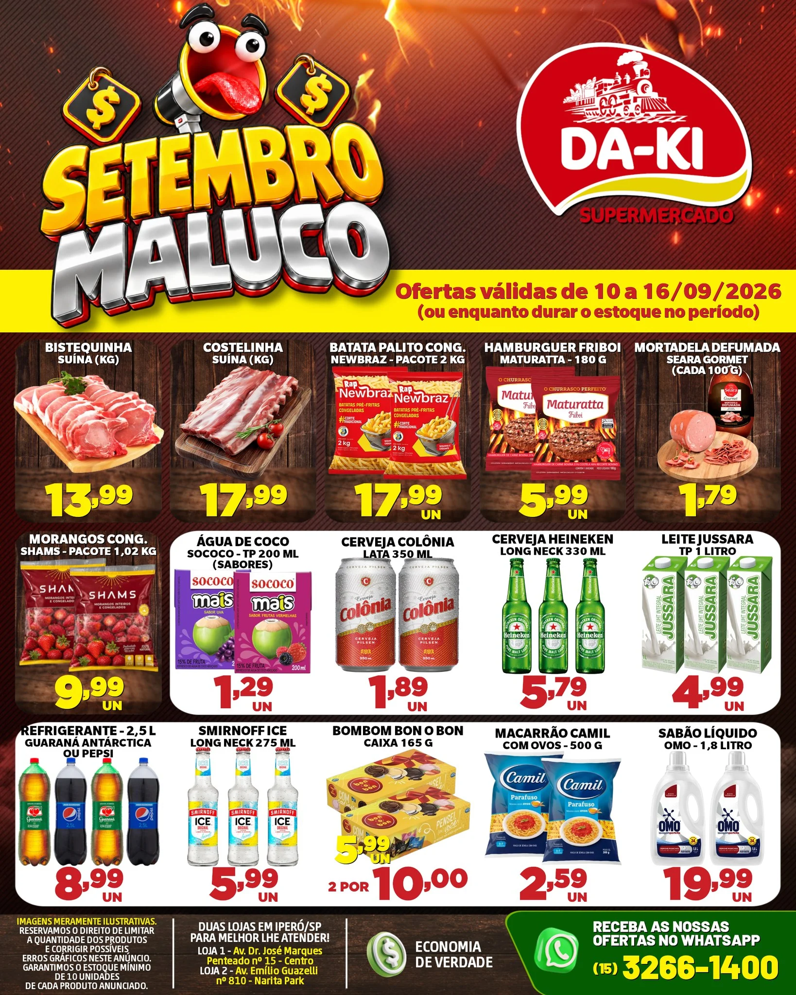 Ofertas Supermercado DA-KI – 16/09/2026